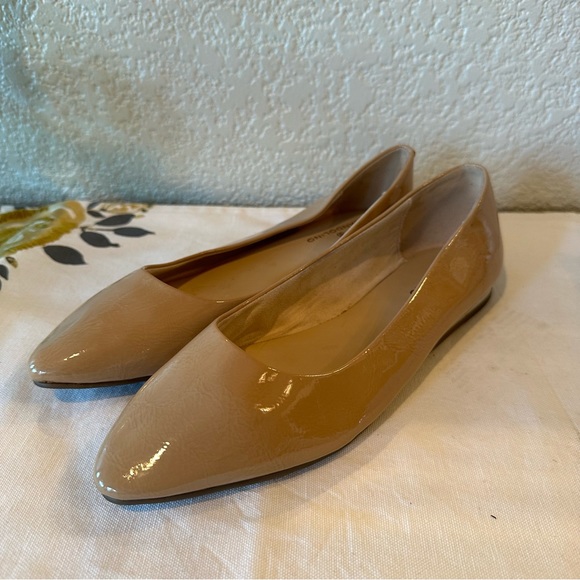 Bandolino Shoes Bandolino Nude Patent Nanezia 3 Ballet Flats Poshmark
